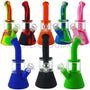 8 Silicone And Glass Water Pipe With Dome