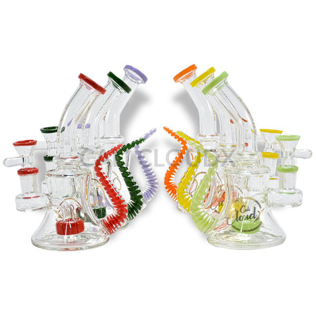 8 Us Color Horn Design Water Pipe By Cali Cloudx