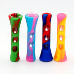 4 Silicone And Glass Chillum
