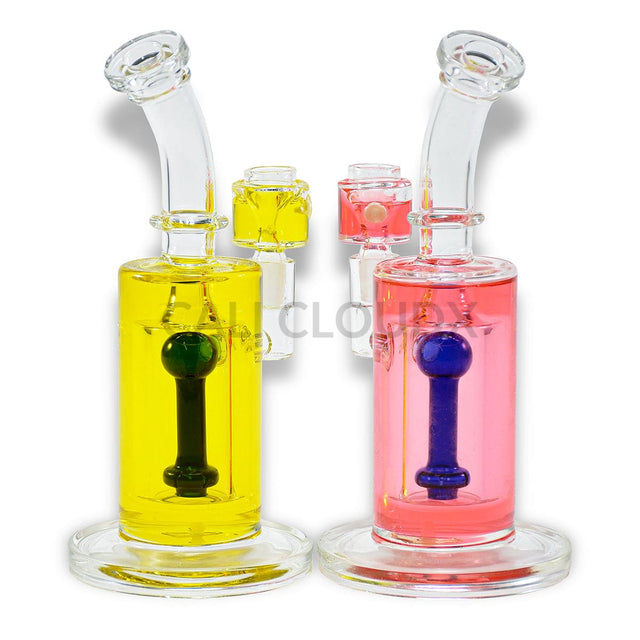 9 Freezable Liquid Water-Pipe Glass Waterpipe