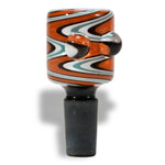 Zig-Zag Spiral Color 14mm Bowl Head