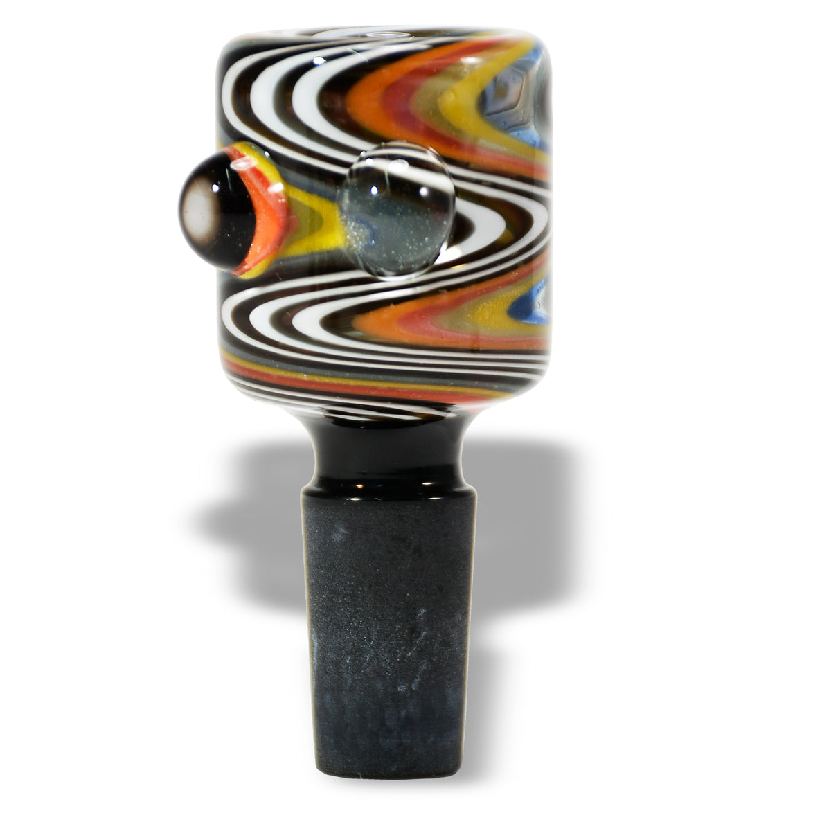 Zig-Zag Spiral Color 14mm Bowl Head
