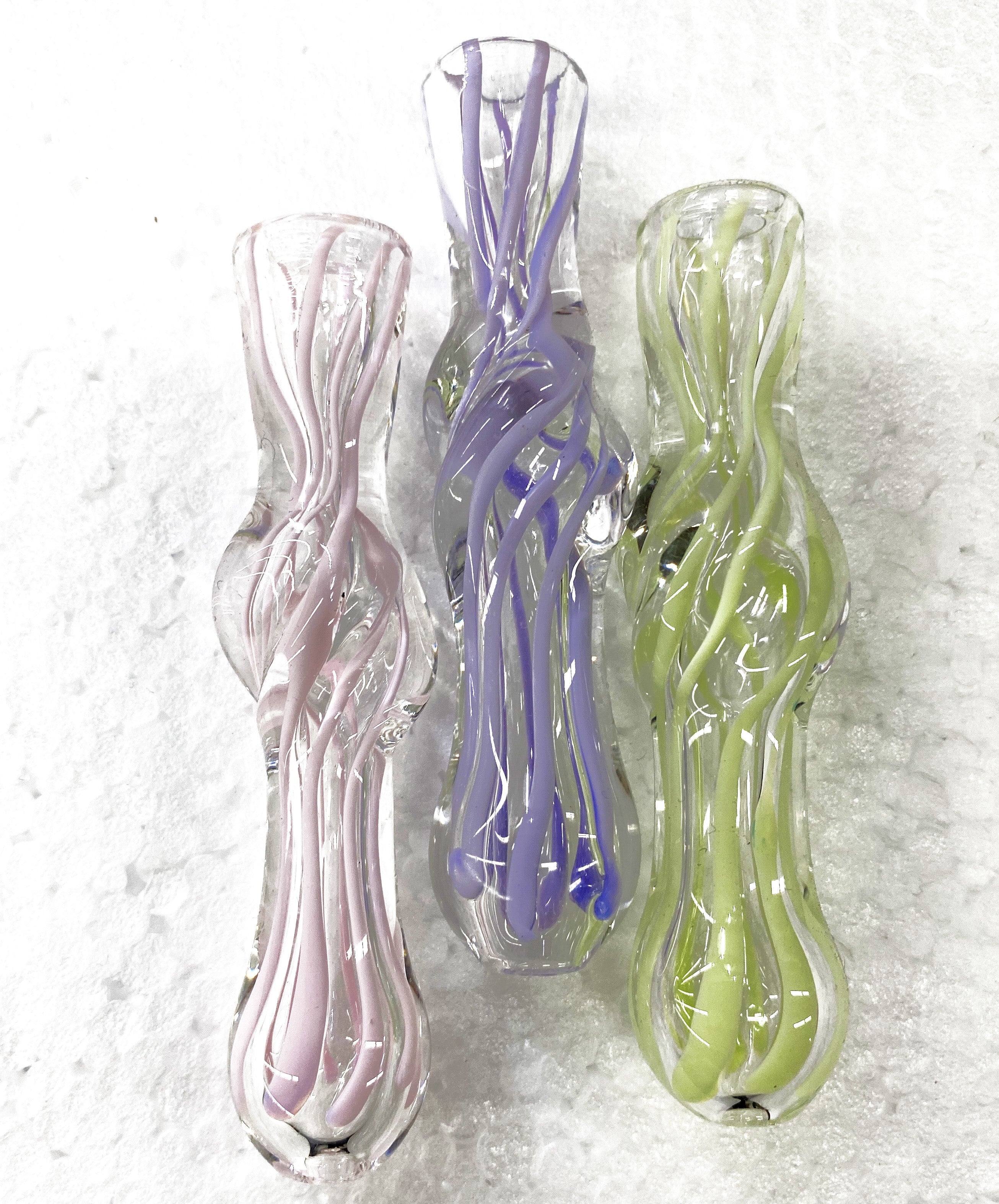 Milky Color Art Spiral Chillum