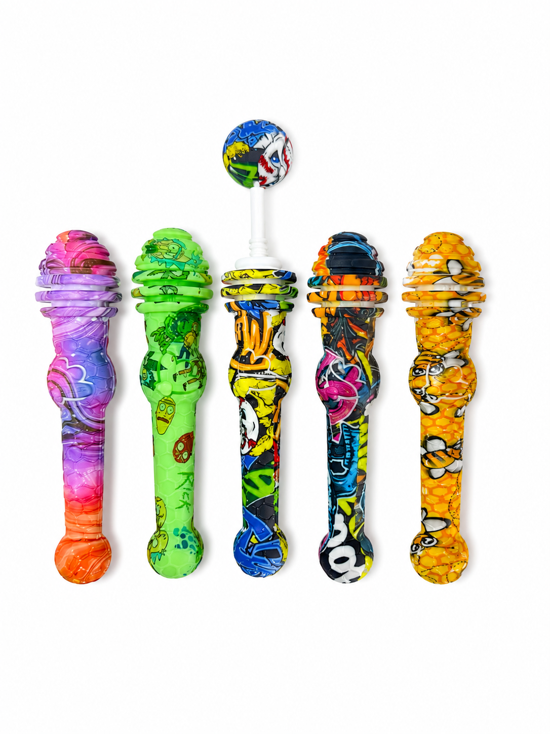7" Printed Silicone  Nectar Collector