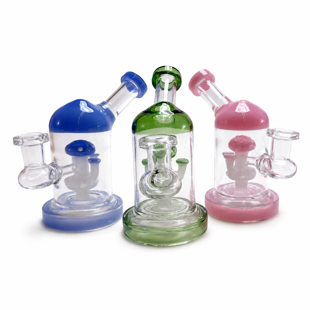 6" Mini Mushroom Water Pipe | Rig