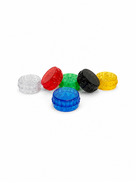 40mm Acrylic Hand Muller Tobacco Grinder - (30Pcs In A Jar)