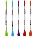 5" Metal Dabber Silver w Silicone Cover ( 50 Pcs /$0.60 ea)