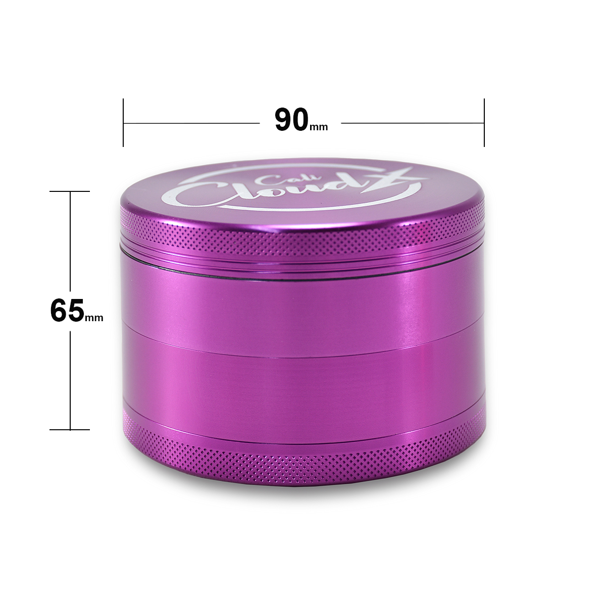 90Mm Round Cali Cloudx Aluminum Grinder