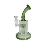 8” Color Accented Glass Waterpipe