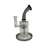 8” Color Accented Glass Waterpipe