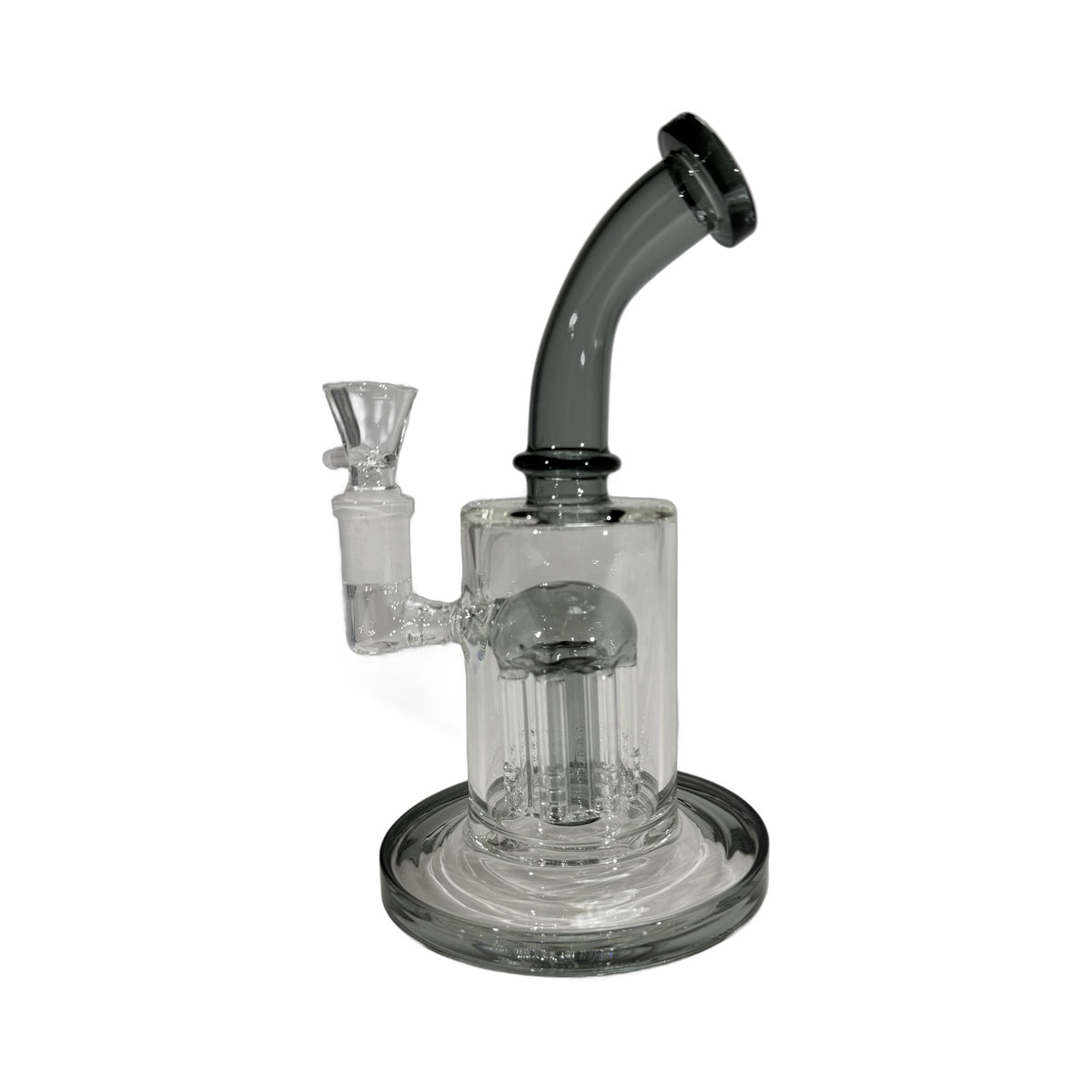 8” Color Accented Glass Waterpipe