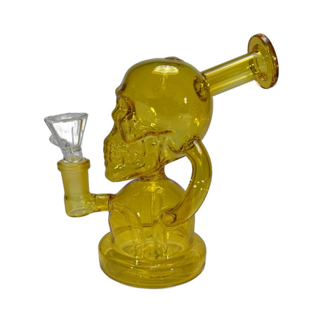 6" Skull Round Mini Water Pipe | Rig