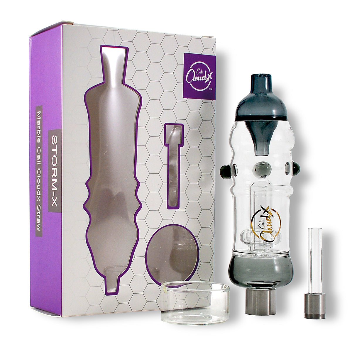 Color Join Marble Nectar Collector w Screw Nail