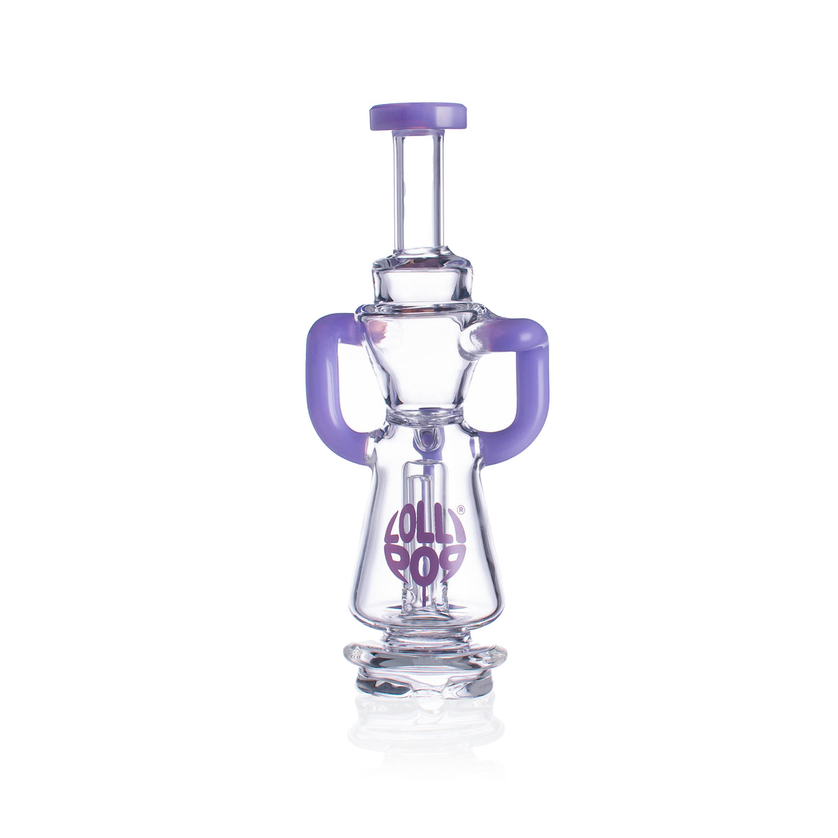 Lollipop Blue Titan Puffco Peak Glass Attachment