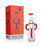 Lollipop Blue Titan Puffco Peak Glass Attachment