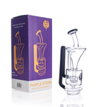 Lollipop Purple Storm Puffco Peak Glass Attachment