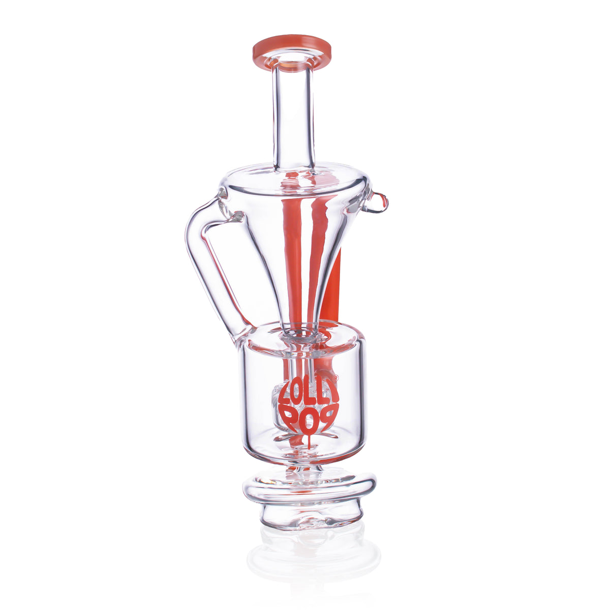 Lollipop Purple Storm Puffco Peak Glass Attachment