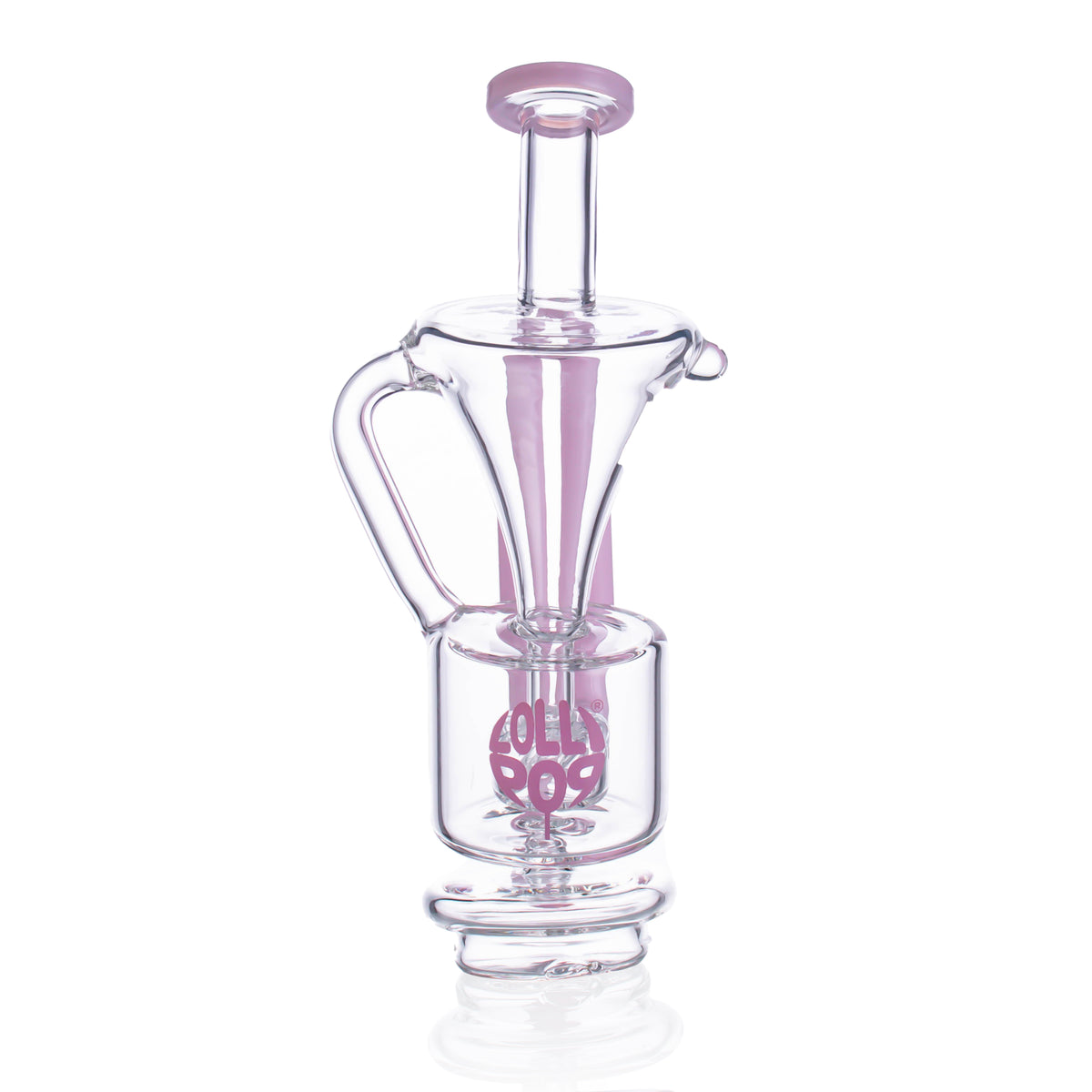 Lollipop Purple Storm Puffco Peak Glass Attachment