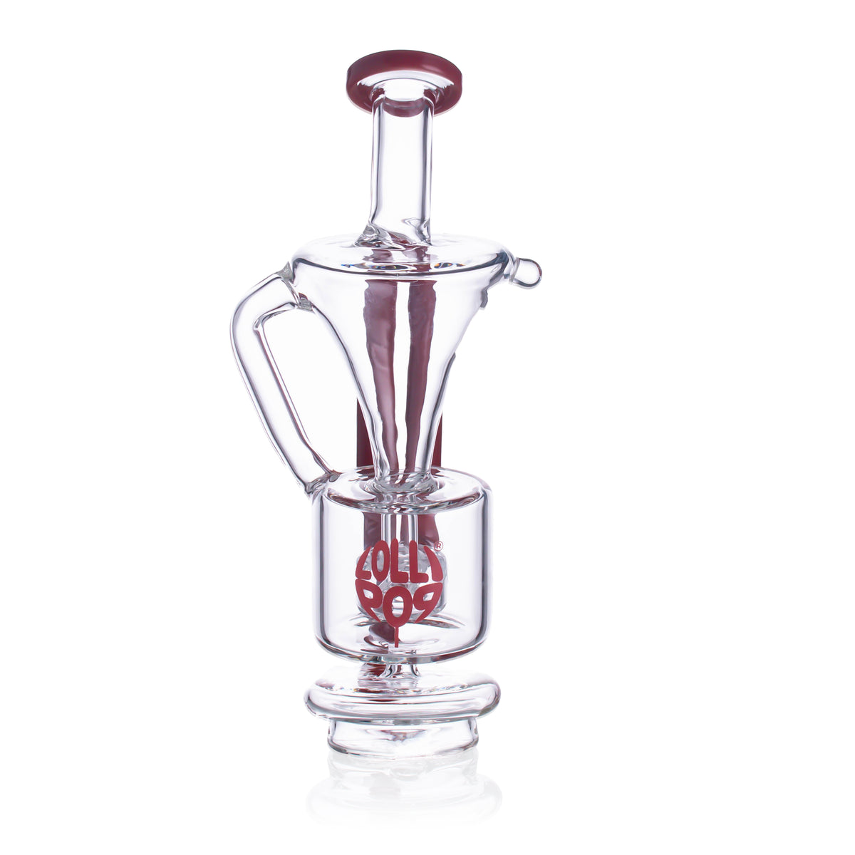 Lollipop Purple Storm Puffco Peak Glass Attachment