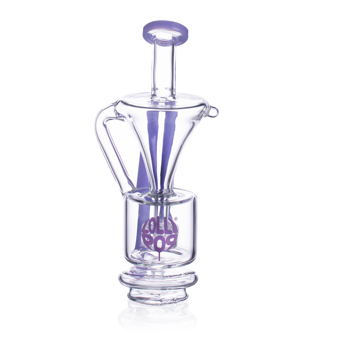 Lollipop Purple Storm Puffco Peak Glass Attachment