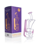 Lollipop Purple Storm Puffco Peak Glass Attachment
