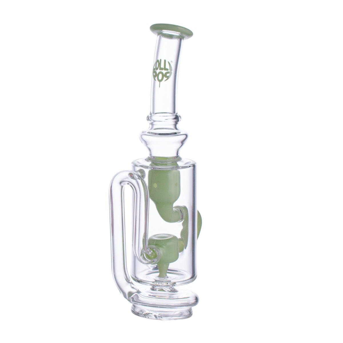Lollipop Mint Ice Puffco Peak Glass Attachment