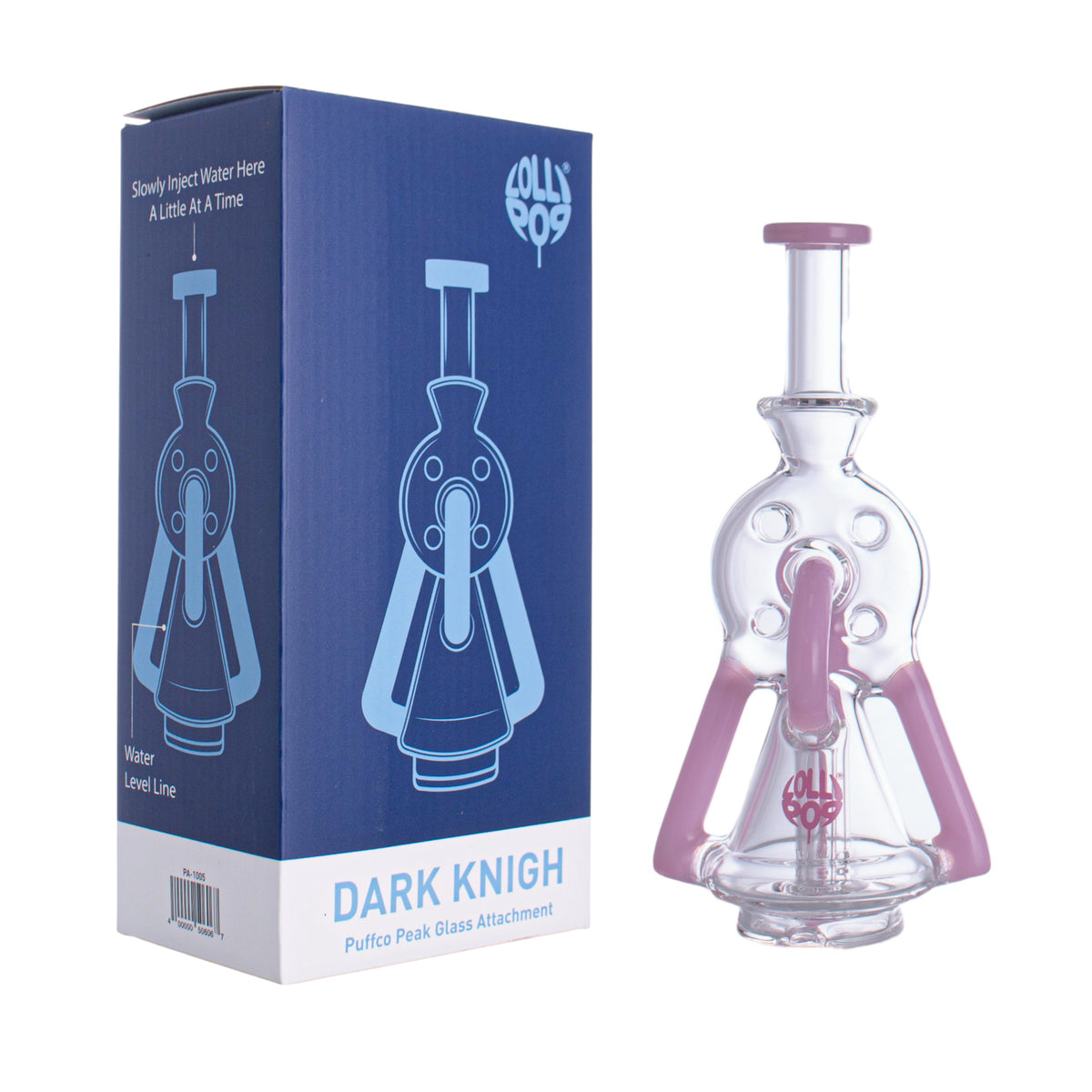 Lollipop Dark Knight Puffco Peak Glass Attachment