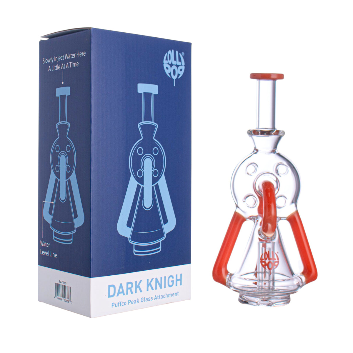 Lollipop Dark Knight Puffco Peak Glass Attachment