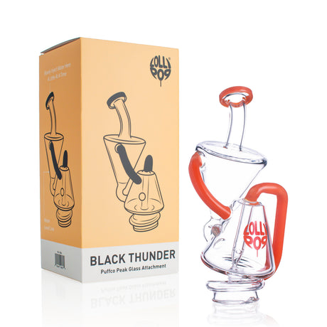 Lollipop Black Thunder Puffco Peak Glass Attachment