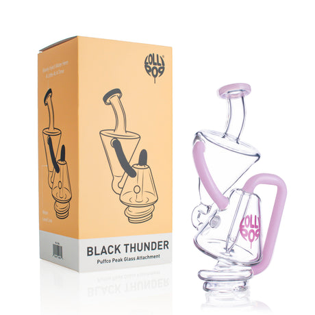 Lollipop Black Thunder Puffco Peak Glass Attachment