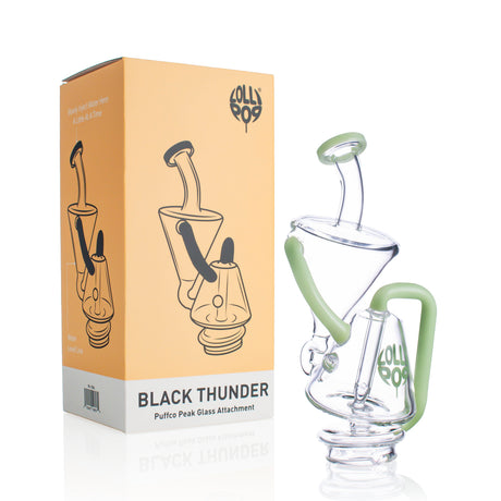 Lollipop Black Thunder Puffco Peak Glass Attachment
