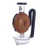Lollipop Red Dragon Puffco Peak Glass Attachment | Donut-Style