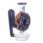 Lollipop Red Dragon Puffco Peak Glass Attachment | Donut-Style