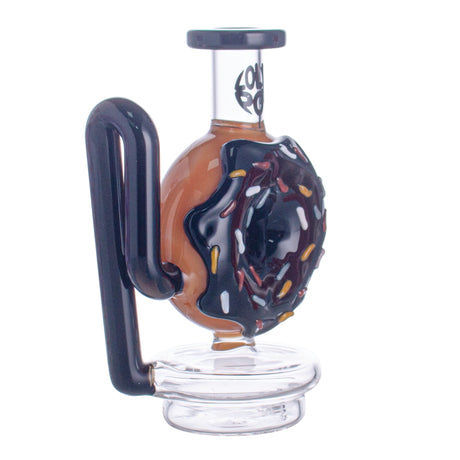 Lollipop Red Dragon Puffco Peak Glass Attachment | Donut-Style
