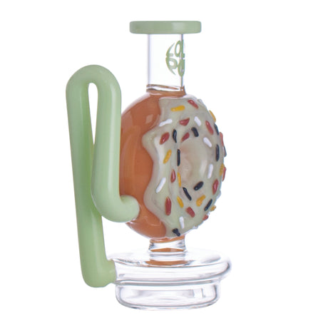 Lollipop Red Dragon Puffco Peak Glass Attachment | Donut-Style