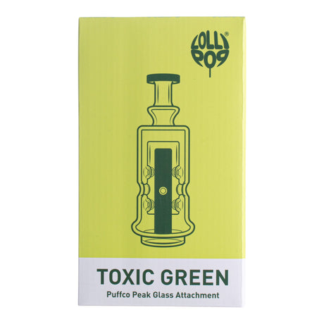 Lollipop Toxic Green Puffco Peak Glass Attachment