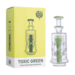 Lollipop Toxic Green Puffco Peak Glass Attachment