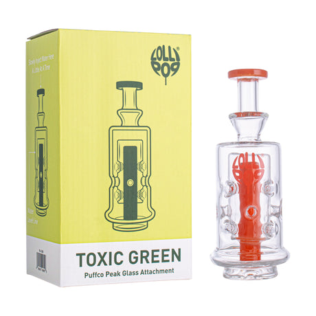 Lollipop Toxic Green Puffco Peak Glass Attachment