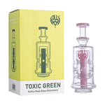 Lollipop Toxic Green Puffco Peak Glass Attachment