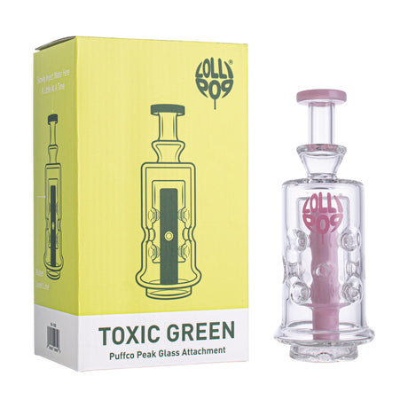Lollipop Toxic Green Puffco Peak Glass Attachment