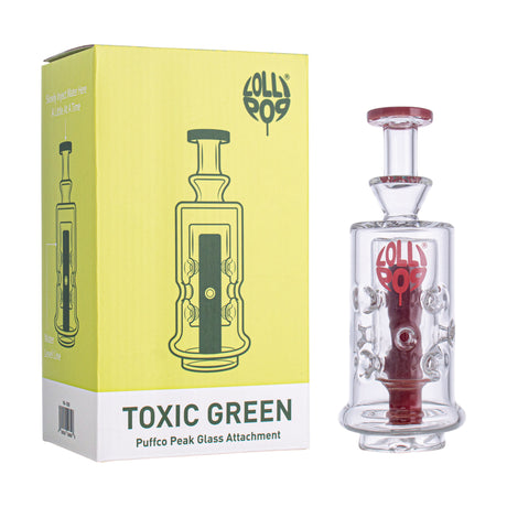 Lollipop Toxic Green Puffco Peak Glass Attachment