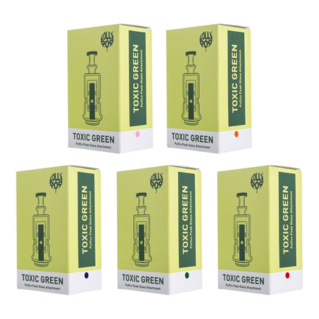 Lollipop Toxic Green Puffco Peak Glass Attachment