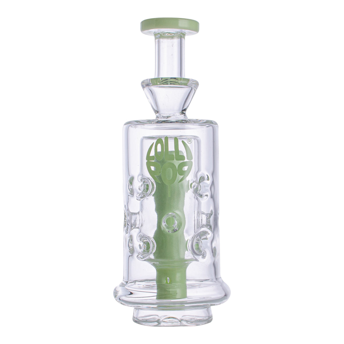 Lollipop Toxic Green Puffco Peak Glass Attachment