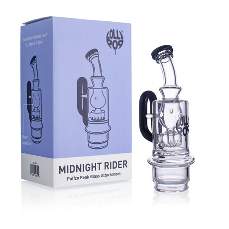 Lollipop Midnight Rider Puffco Peak Glass Attachment