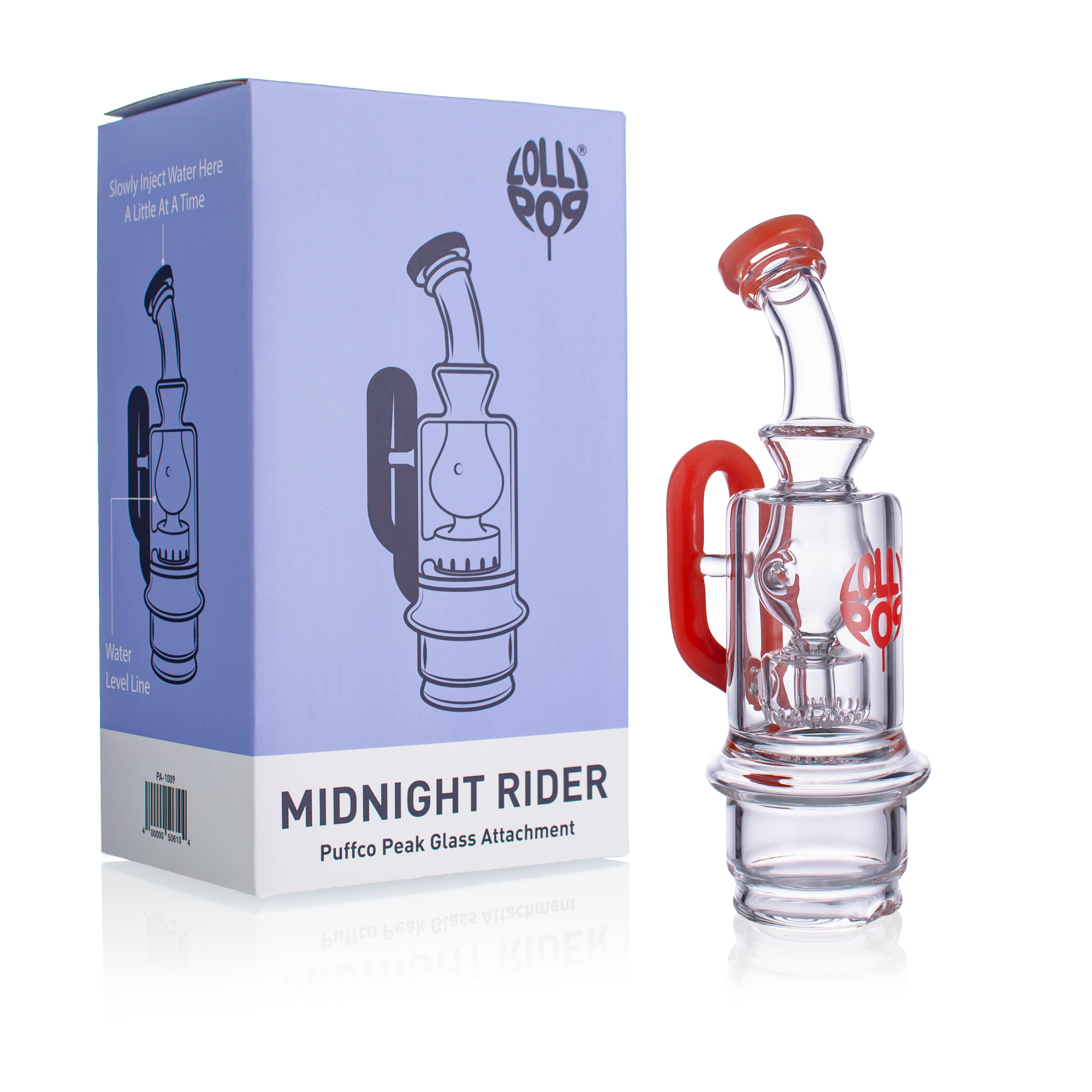 Lollipop Midnight Rider Puffco Peak Glass Attachment