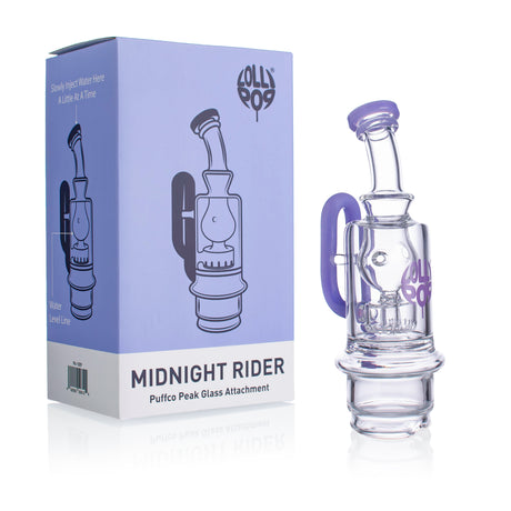 Lollipop Midnight Rider Puffco Peak Glass Attachment