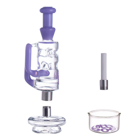 Lollipop Wild Flame 2-in-1 Puffco Peak Glass Attachment & Straw