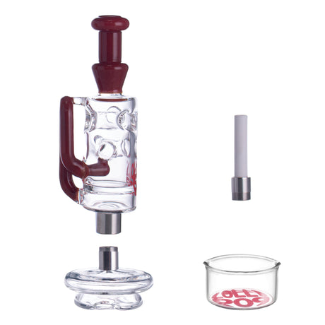 Lollipop Wild Flame 2-in-1 Puffco Peak Glass Attachment & Straw