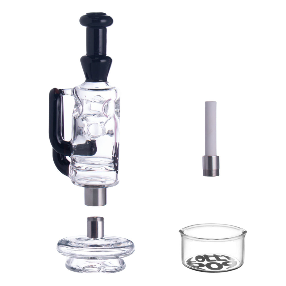 Lollipop Wild Flame 2-in-1 Puffco Peak Glass Attachment & Straw