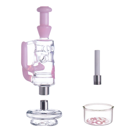 Lollipop Wild Flame 2-in-1 Puffco Peak Glass Attachment & Straw